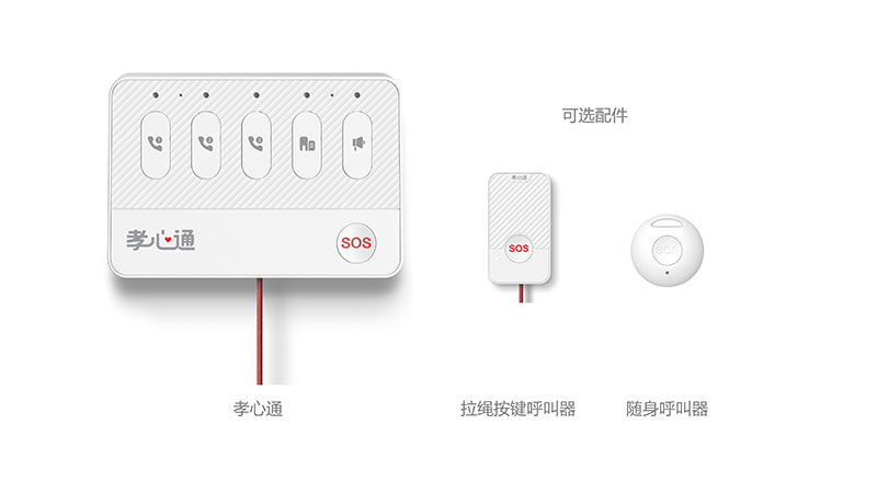 独居老人救命刚需！孝心通老人AI敲击呼叫器终极评测：无需佩戴/充电，敲桌自动触发报警(图1)