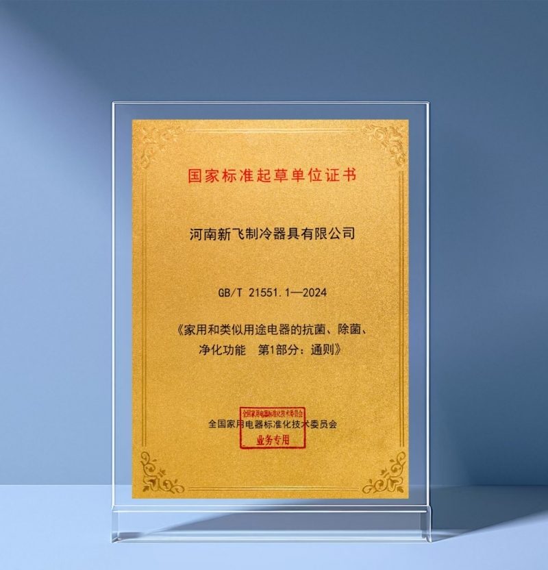 新飞2025年以标准为翼引领行业革新 绿色智造双冠加冕产业升级(图2)