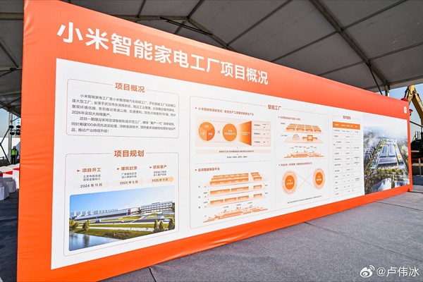 小米首座智能家电工厂在武汉奠基动工 小米首座智能家电工厂奠基动工 大家电业务迈入新阶(图2)