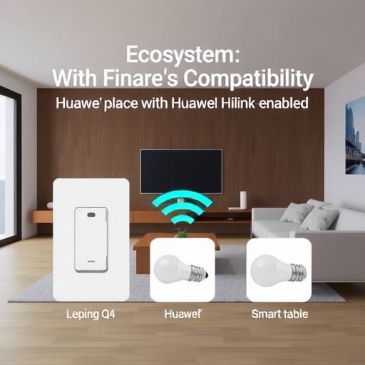 领普智能开关Q4：是HUAWEI HiLink 生态产品 - 辰飞雨易拓智能家居网