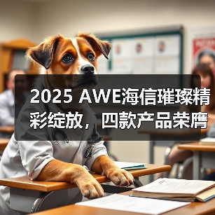 2025 AWE海信璀璨精彩绽放，四款产品荣膺艾普兰奖诠释东方美学新高度(图3)