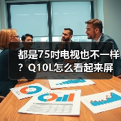 都是75吋电视也不一样?Q10L怎么看起来屏幕显示面积更大(图1) 都是75吋电视也不一样?Q10L怎么看起来屏幕显示面积更大(图1)