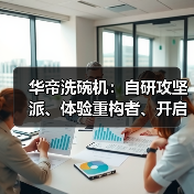华帝洗碗机：自研攻坚派、体验重构者、开启品类新纪元(图1)