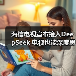 海信电视宣布接入DeepSeek 电视也能深度思考了(图1)