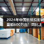 2024年中国智能投影销量超600万台!同比上涨3.0%(图1) 2024年中国智能投影销量超600万台!同比上涨3.0%(图1)