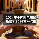 2024年中国彩电市场零售量为3086万台 同比微降1.8%(图4) 2024年中国彩电市场零售量为3086万台 同比微降1.8%(图4)