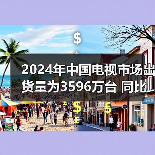 2024年中国电视市场出货量为3596万台 同比下降1.6%(图3) 2024年中国电视市场出货量为3596万台 同比下降1.6%(图3)