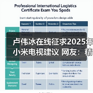 卢伟冰在线征求2025年小米电视建议 网友：精简产品线(图4)