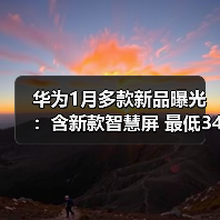 华为1月多款新品曝光:含新款智慧屏 最低3499元(图4) 华为1月多款新品曝光:含新款智慧屏 最低3499元(图4)