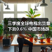 三季度全球电视出货量下滑0.6% 中国市场跌幅达11.2%(图1)