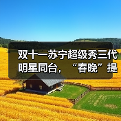 双十一苏宁超级秀三代明星同台,“春晚”提前上演(图2) 双十一苏宁超级秀三代明星同台,“春晚”提前上演(图2)