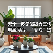 双十一苏宁超级秀三代明星同台,“春晚”提前上演(图3) 双十一苏宁超级秀三代明星同台,“春晚”提前上演(图3)