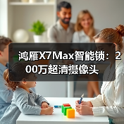 鸿雁X7Max智能锁:200万超清摄像头(图3) 鸿雁X7Max智能锁:200万超清摄像头(图3)