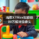 鸿雁X7Max智能锁:200万超清摄像头(图4) 鸿雁X7Max智能锁:200万超清摄像头(图4)