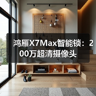 鸿雁X7Max智能锁:200万超清摄像头(图2) 鸿雁X7Max智能锁:200万超清摄像头(图2)