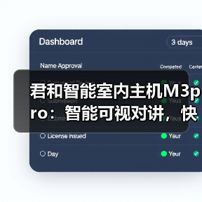 君和智能室内主机M3pro:智能可视对讲,快速开锁(图3) 君和智能室内主机M3pro:智能可视对讲,快速开锁(图3)