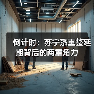 倒计时：苏宁系重整延期背后的两重角力(图1)