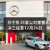 苏宁系38家公司重整表决三延至12月26日(图3) 苏宁系38家公司重整表决三延至12月26日(图3)