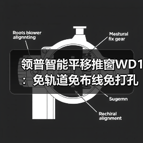 领普智能平移推窗WD1:免轨道免布线免打孔(图2) 领普智能平移推窗WD1:免轨道免布线免打孔(图2)
