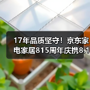 17年品质坚守!京东家电家居815周年庆携8.15亿元补贴引爆消费热潮(图1) 17年品质坚守!京东家电家居815周年庆携8.15亿元补贴引爆消费热潮(图1)