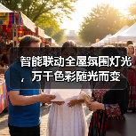 智能联动全屋氛围灯光,万千色彩随光而变(图1) 智能联动全屋氛围灯光,万千色彩随光而变(图1)