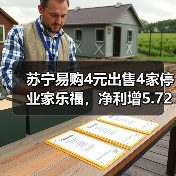 苏宁易购4元出售4家停业家乐福,净利增5.72亿?(图4) 苏宁易购4元出售4家停业家乐福,净利增5.72亿?(图4)