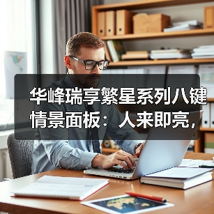 华峰瑞享繁星系列八键情景面板：人来即亮，