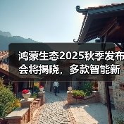 鸿蒙生态2025秋季发布会将揭晓,多款智能新品即将登场(图4) 鸿蒙生态2025秋季发布会将揭晓,多款智能新品即将登场(图4)