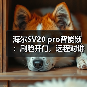 海尔SV20 pro智能锁:刷脸开门,远程对讲(图3) 海尔SV20 pro智能锁:刷脸开门,远程对讲(图3)