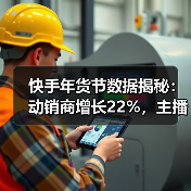 快手年货节数据揭秘:动销商增长22%,主播GMV增速超百(图3) 快手年货节数据揭秘:动销商增长22%,主播GMV增速超百(图3)