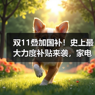 双11叠加国补!史上最大力度补贴来袭,家电换新怎么抢?(图3) 双11叠加国补!史上最大力度补贴来袭,家电换新怎么抢?(图3)