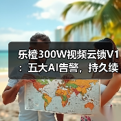 乐橙300W视频云锁V1：五大AI告警，