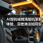 AI双机械臂洗地机革新体验，深度清洁如何实现？(图2)