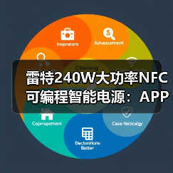 雷特240W大功率NFC可编程智能电源：