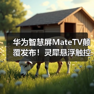 华为智慧屏MateTV颠覆发布！灵犀悬浮