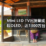 Mini LED TV出货量或超OLED