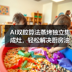 AI双腔算法蒸烤独立集成灶，轻松解决厨房