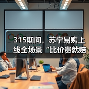 315期间,苏宁易购上线全场景“比价贵就赔”服务(图2) 315期间,苏宁易购上线全场景“比价贵就赔”服务(图2)