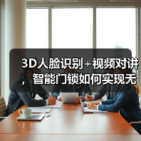 3D人脸识别+视频对讲,智能门锁如何实现无感解锁与远程可视对讲?(图3) 3D人脸识别+视频对讲,智能门锁如何实现无感解锁与远程可视对讲?(图3)