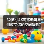 32英寸4K可移动屏幕如何改变你的空间体验？(图4)