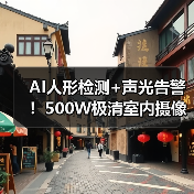 AI人形检测+声光告警!500W极清室内摄像机如何实现全天候守护?(图2) AI人形检测+声光告警!500W极清室内摄像机如何实现全天候守护?(图2)