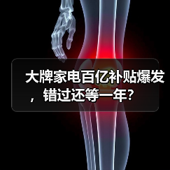 大牌家电百亿补贴爆发,错过还等一年?(图4) 大牌家电百亿补贴爆发,错过还等一年?(图4)
