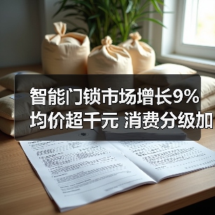 智能门锁市场增长9% 均价超千元 消费分级加速(图2) 智能门锁市场增长9% 均价超千元 消费分级加速(图2)