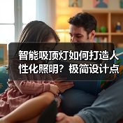 智能吸顶灯如何打造人性化照明?极简设计点亮家居空间(图4) 智能吸顶灯如何打造人性化照明?极简设计点亮家居空间(图4)