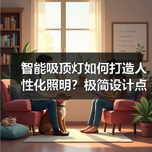 智能吸顶灯如何打造人性化照明?极简设计点亮家居空间(图3) 智能吸顶灯如何打造人性化照明?极简设计点亮家居空间(图3)