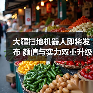 大疆扫地机器人即将发布 颜值与实力双重升级(图1)