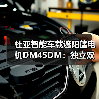 杜亚智能车载遮阳篷电机DM45DM：独立双电子控制(图2)
