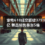 家电618成交额破3793亿 新品销售暴涨5倍(图1)