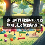 家电新品引爆618消费热潮 成交额激增近50%(图2) 家电新品引爆618消费热潮 成交额激增近50%(图2)