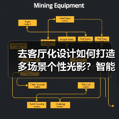 去客厅化设计如何打造多场景个性光影？智能磁吸轨道灯解决方案(图4)